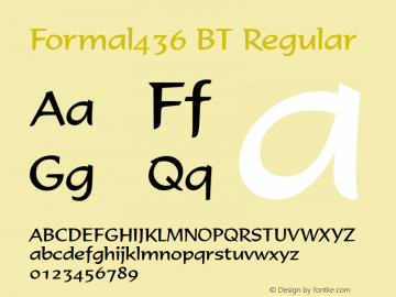 Formal436 BT Version 1.01 emb4-OT图片样张