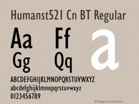 Humanst521 Cn BT Version 1.01 emb4-OT图片样张