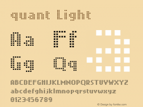 quant Light Macromedia Fontographer 4.1.4 11.07.2001图片样张