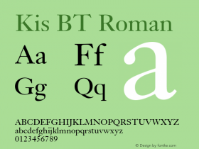 Kis BT Roman Version 1.01 emb4-OT图片样张