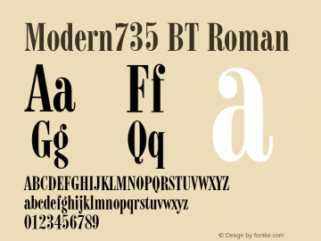Modern735 BT Roman Version 1.01 emb4-OT图片样张