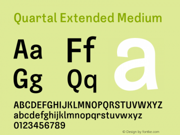 Quartal Extended Medium Version 1.001图片样张