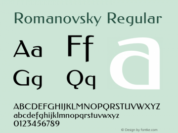 Romanovsky Version 1.002图片样张