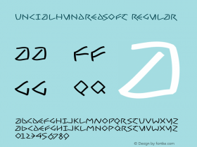 UncialHundredSoft Regular 1.0 Font Sample