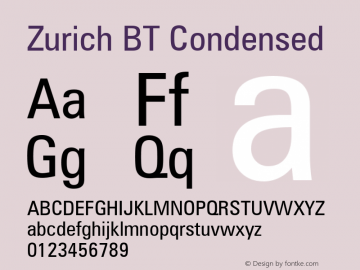 Zurich Cn BT Version 1.02图片样张