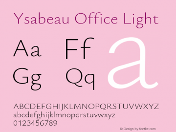 Ysabeau Office Light Version 1.002图片样张