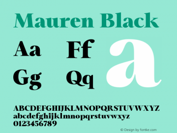 Mauren Black Version 1.001图片样张