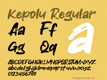 Kepolu Version 1.000图片样张