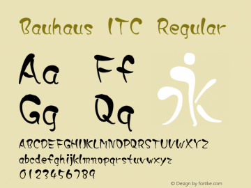 Bauhaus ITC Version 1.20图片样张