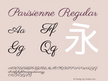 Parisienne Version 1.00图片样张