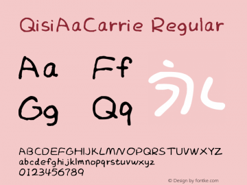 AaCarrie Version 1.00图片样张