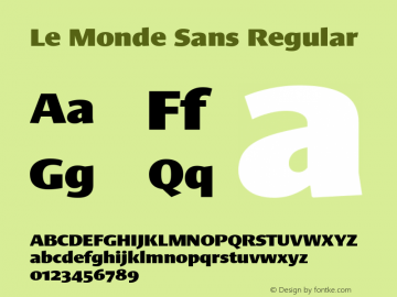 Le Monde Sans Black OsF 001.000图片样张