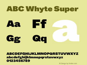 ABC Whyte Super Version 1.200图片样张