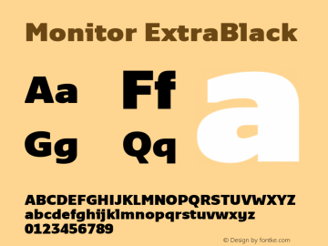 Monitor ExtraBlack Version 3.001图片样张