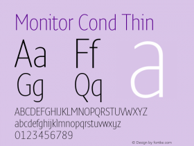 Monitor Cond Thin Version 3.001图片样张