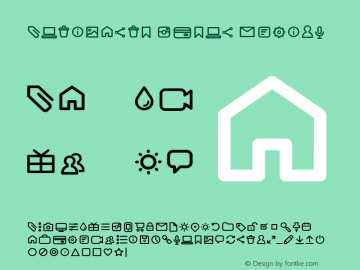 AntipastoIcons-Medium Version 1.000 | wf jerry图片样张