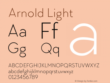Arnold Light Version 1.00 April 6, 2017, initial release图片样张