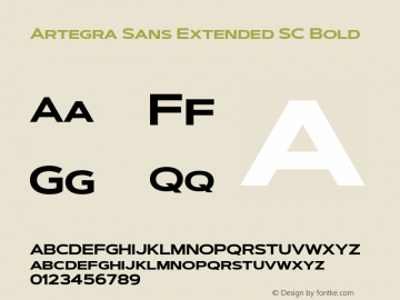 ArtegraSansExtendedSC-Bold Version 1.00;com.myfonts.easy.artegra.artegra-sans.sc-extend-bold.wfkit2.version.4Kr9图片样张