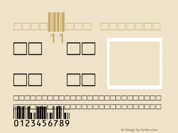 Code11SHr Regular Version 1.00 April 5, 2005, initial release图片样张