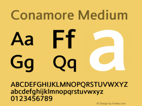 Conamore-Medium Version 1.000图片样张