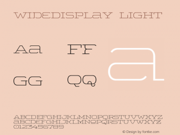 WideDisplay Light 图片样张