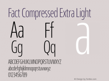 Fact-CompressedExtraLight Version 1.000图片样张