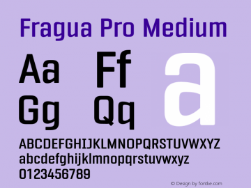 FraguaPro-Medium Version 1.681图片样张