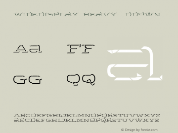 WideDisplay Heavy 3DDown 图片样张