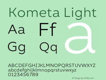 Kometa-Light Version 1.790图片样张