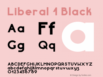 Liberal1-Black Version 1.000图片样张