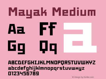 Mayak-Medium Version 1.001图片样张