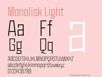 Monolisk Light Version 1.560图片样张