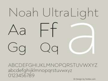 Noah UltraLight Version 1.000图片样张
