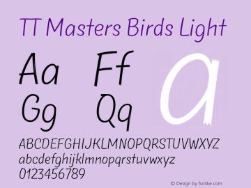 TTMastersBirds-Light Version 1.000图片样张