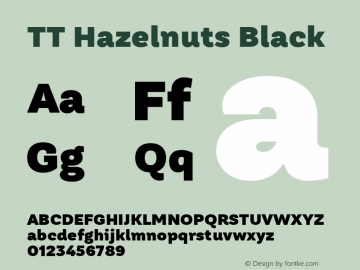 TTHazelnuts-Black Version 1.000图片样张