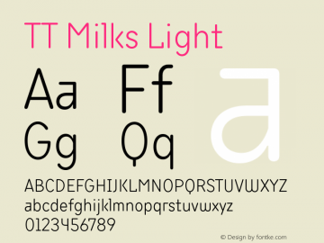 TTMilks-Light Version 1.000图片样张