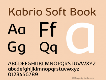 Kabrio Soft Book Version 1.000图片样张