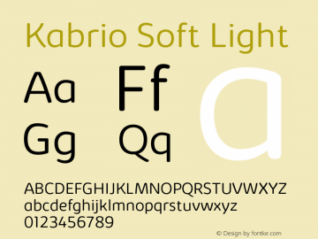 KabrioSoft-Light Version 1.000图片样张