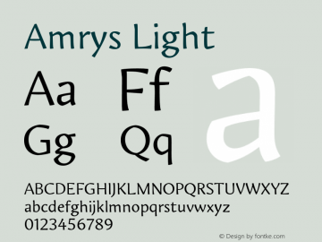 Amrys Light Version 1.00, build 20, g2.5.2.1158, s3图片样张