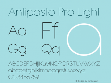 Antipasto Pro Light Version 1.000图片样张