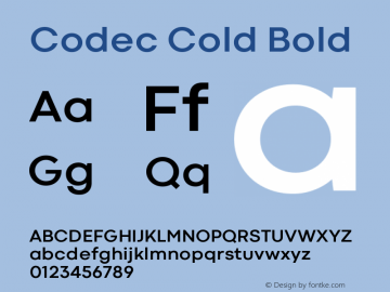 Codec Cold Bold 1.000图片样张