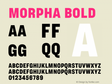 Morpha-Bold 001.000图片样张