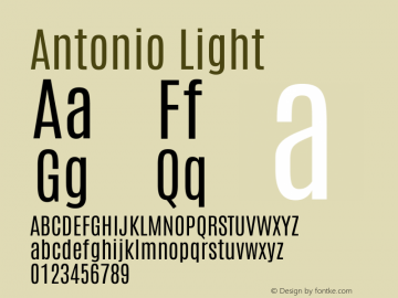 Antonio Light Version 1.002图片样张