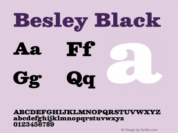 Besley Black Version 2.001图片样张