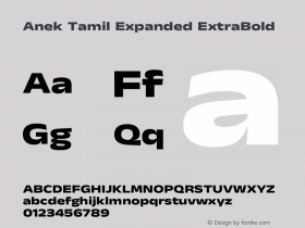 Anek Tamil Expanded ExtraBold Version 1.003图片样张