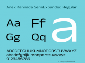 Anek Kannada SemiExpanded Regular Version 1.003图片样张