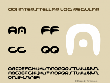 001 Interstellar Log Regular Version 1.00 June 15, 2006, initial release Font Sample