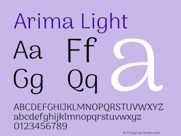 Arima Light Version 1.100图片样张