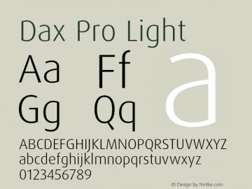 Dax Pro Light Version 7.504; 2005; Build 1025图片样张