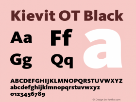 Kievit OT Black Version 7.700, build 1040, FoPs, FL 5.04图片样张